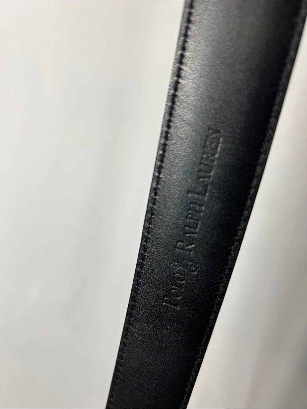 Vintage Ralph Lauren Black Polo Belt ☆ Genuine Leather 36/90 2113620-001